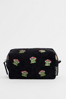 BDG Frog Toadstool Corduroy Makeup Bag