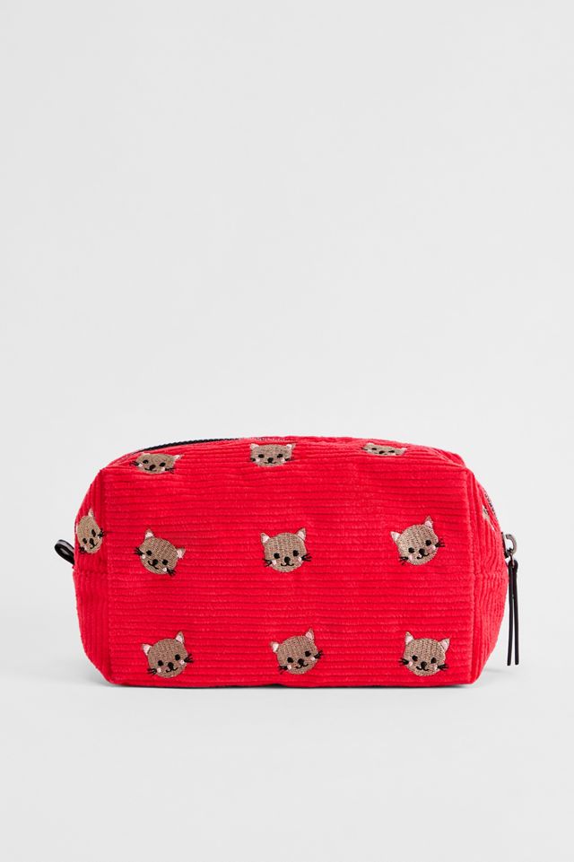 BDG Cat Corduroy Makeup Bag #3