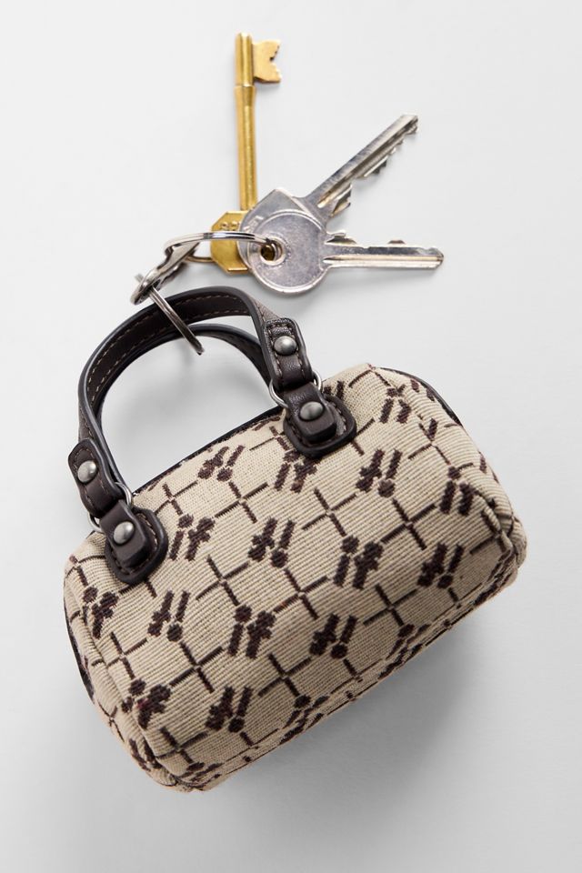 iets frans... Porte-clés Mini Sac Monogramme #1