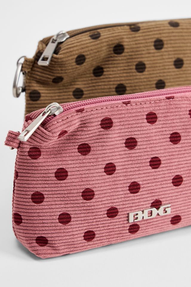 BDG Spot Corduroy Makeup Bags 2-Pack #4