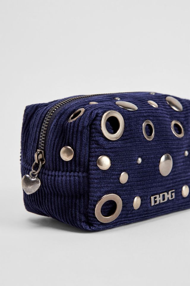BDG Studded Eyelet Corduroy Makeup Bag #2