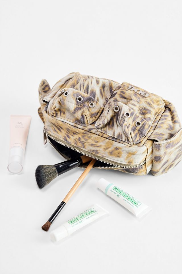 Bolsa de Maquillaje con Bolsillo de Estampado de Leopardo BDG #1