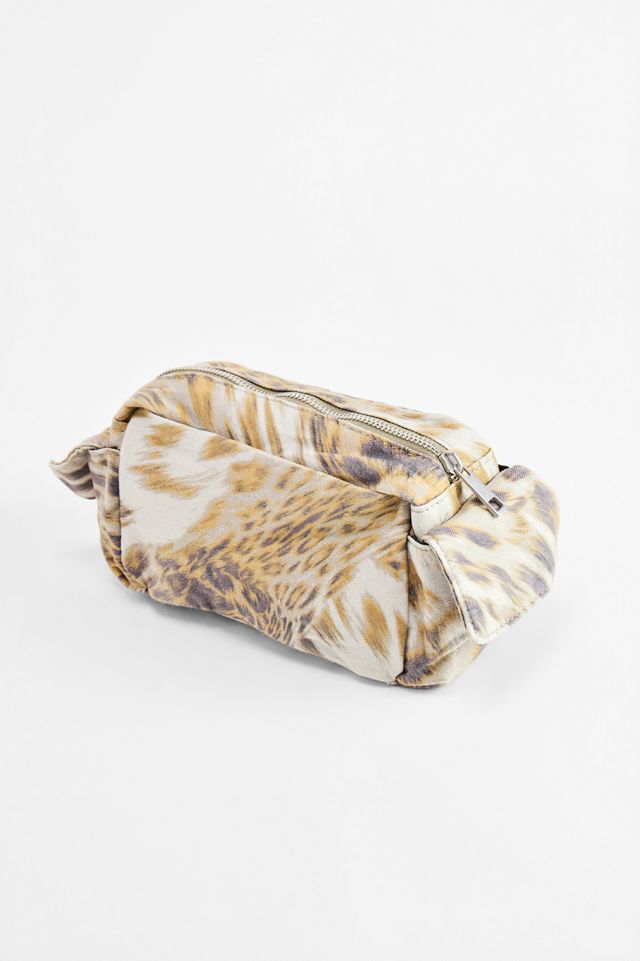 Bolsa de Maquillaje con Bolsillo de Estampado de Leopardo BDG #3