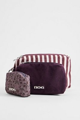 Ensemble de 3 trousses de maquillage à motif floral Ditsy BDG