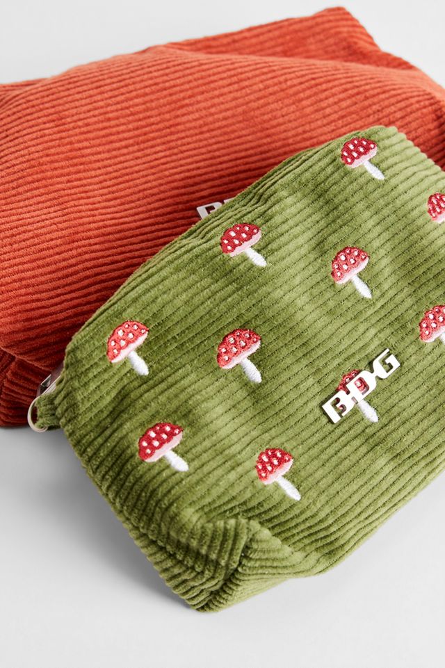 BDG Mushroom Corduroy Makeup Bag 2-Pack #1