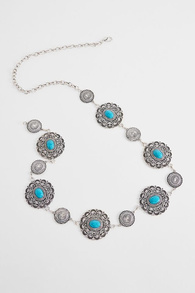 Collana con Cerchio Turchese UO #1