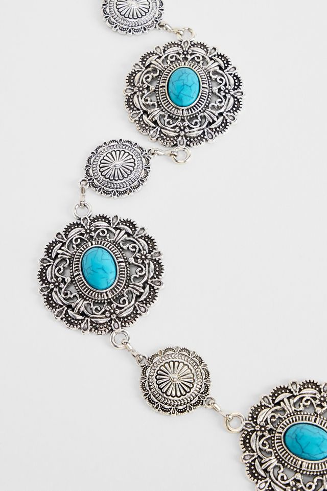 Collana con Cerchio Turchese UO #2