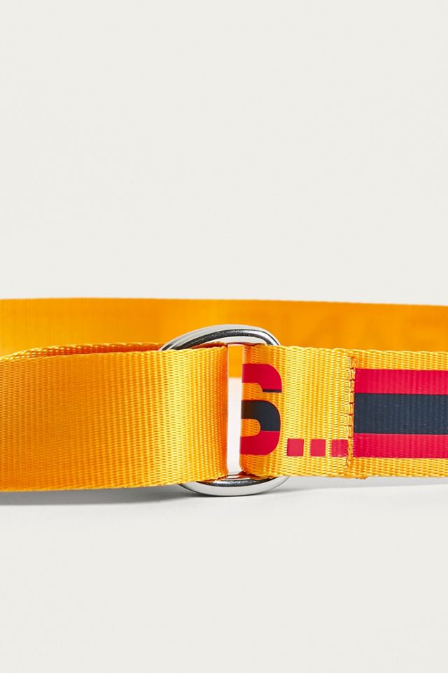 iets frans... Slogan Text Belt | Urban Outfitters UK