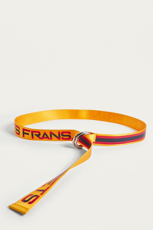iets frans... Slogan Text Belt | Urban Outfitters UK