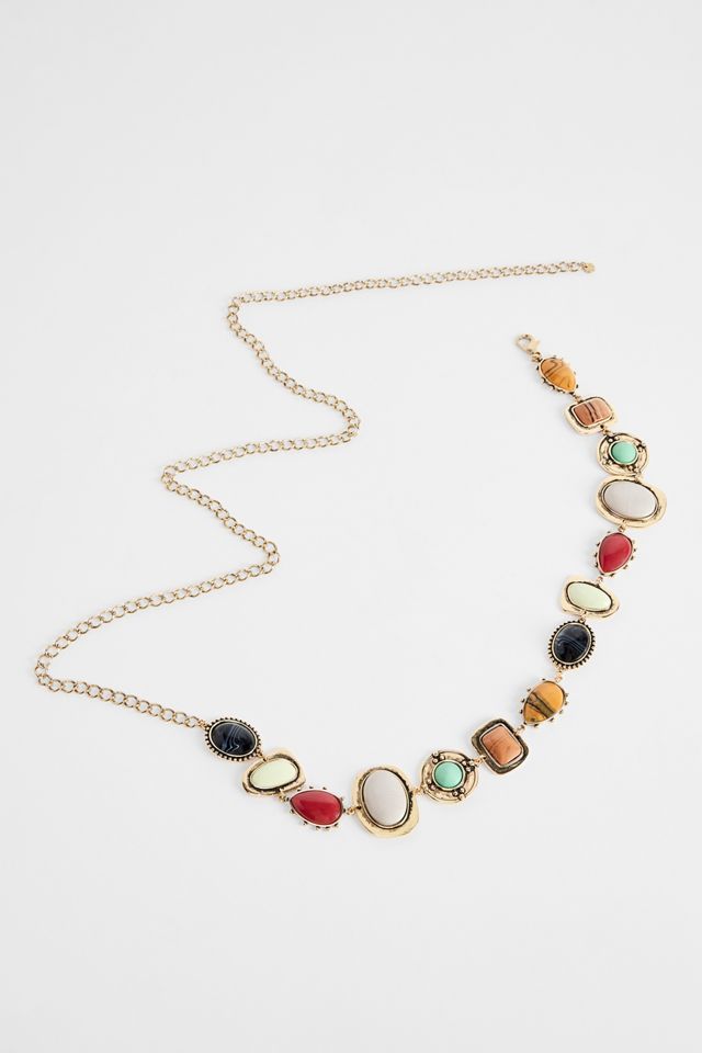 Colourful Gemstone Chain #1