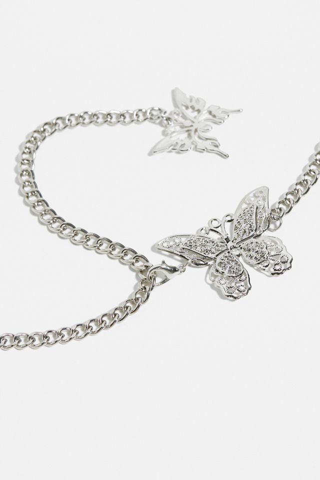 UO Butterfly Drop Chain Belt #1