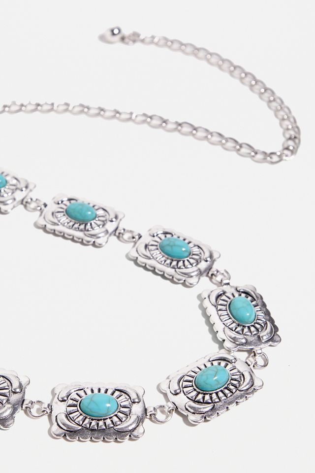 Turquoise Chain Belt  #3