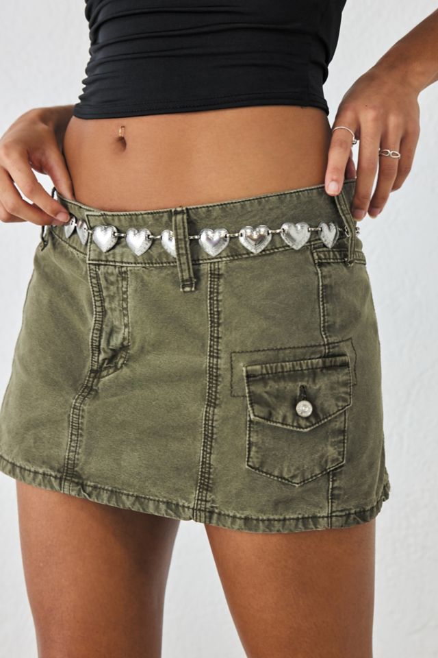 Heart Charm Waist Belt