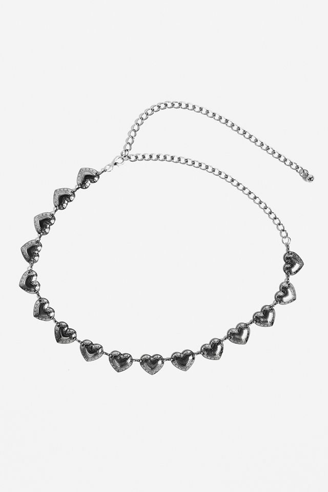 Embossed Heart Charm Belt  #3