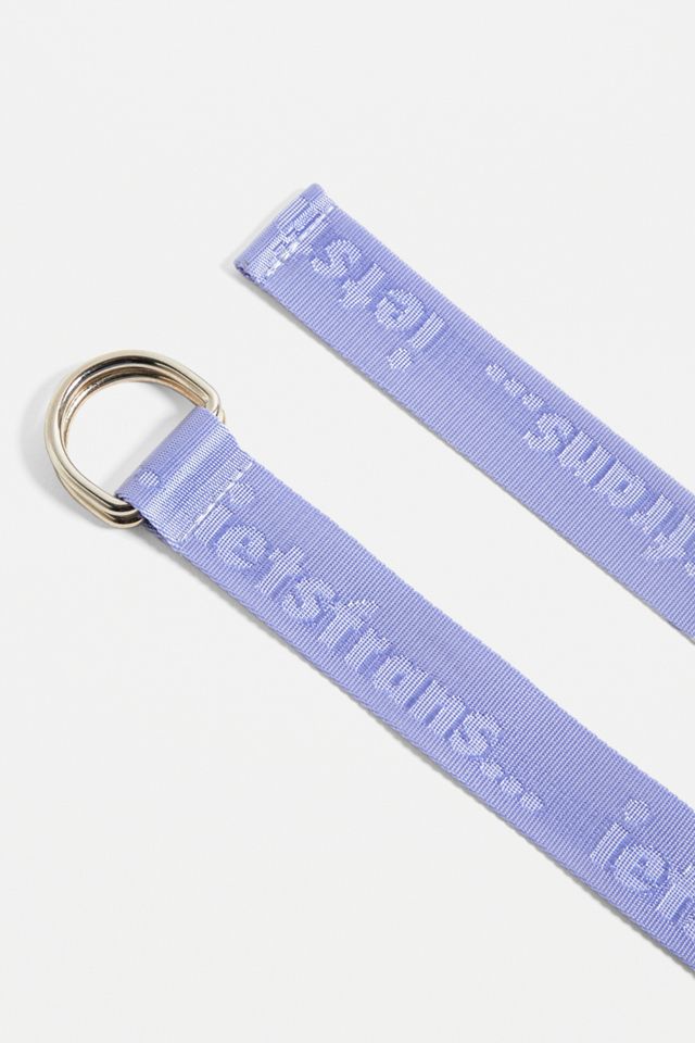 iets frans... Logo Woven D-Ring Belt #2