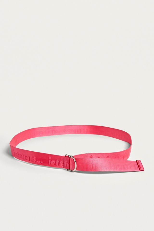iets frans... Logo Woven D-Ring Belt | Urban Outfitters UK display picture 1