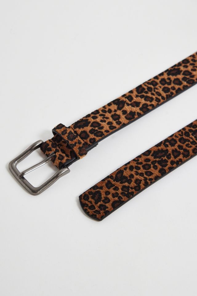 UO Leopard Print Belt | Urban Outfitters UK