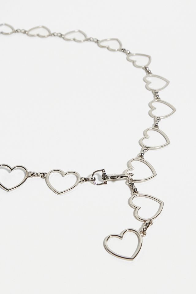 UO Heart Chain Belt #2