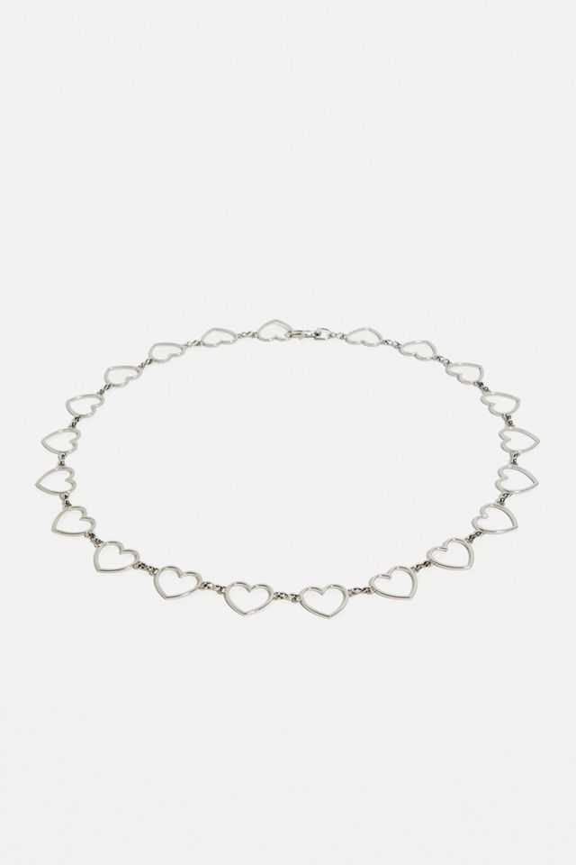UO Heart Chain Belt #3