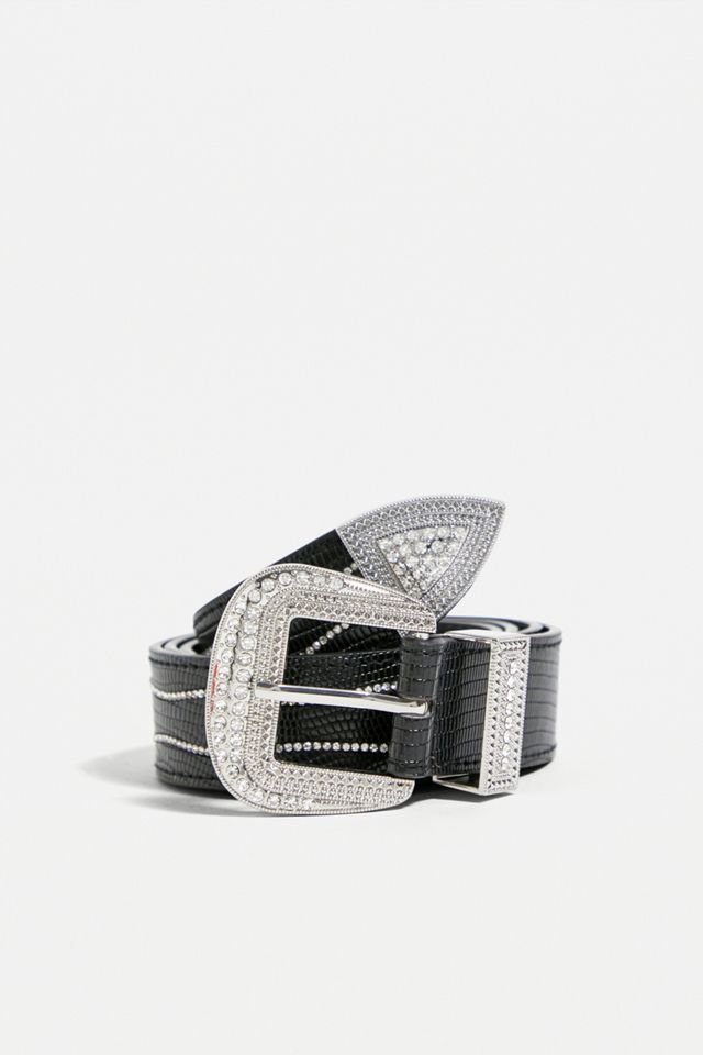 UO - Ceinture à boucle et strass #2