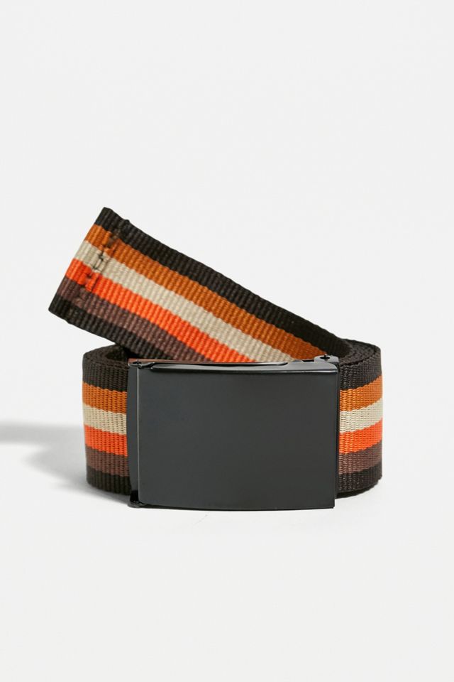 UO Striped Flip Top Webbing Belt #1