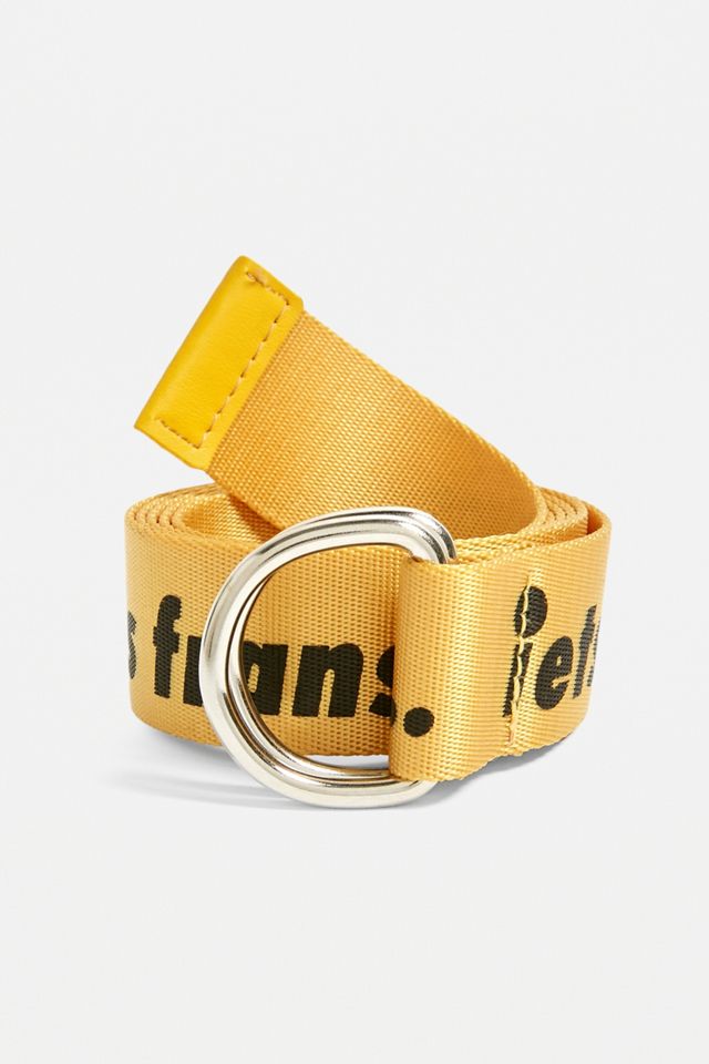 iets frans... – Gürtel mit D-Ring-Schnalle und Logoschriftzug #1