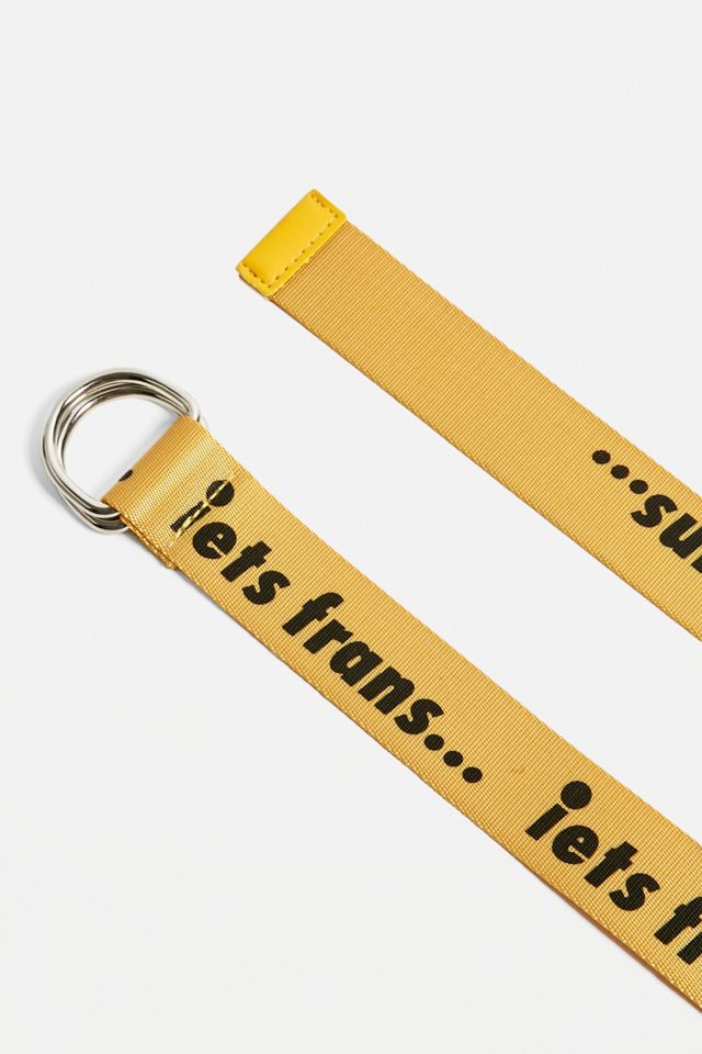 iets frans... – Gürtel mit D-Ring-Schnalle und Logoschriftzug #2