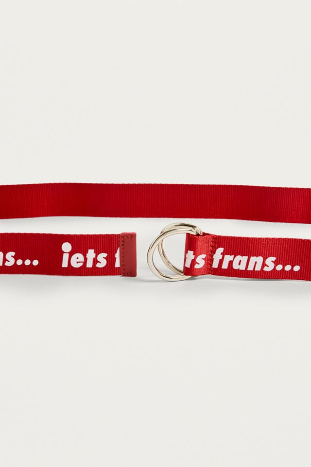 New?Urban Outfitters-iets frans… Tipped D-Ring Belt-White 0155395010045_065_b main image 2