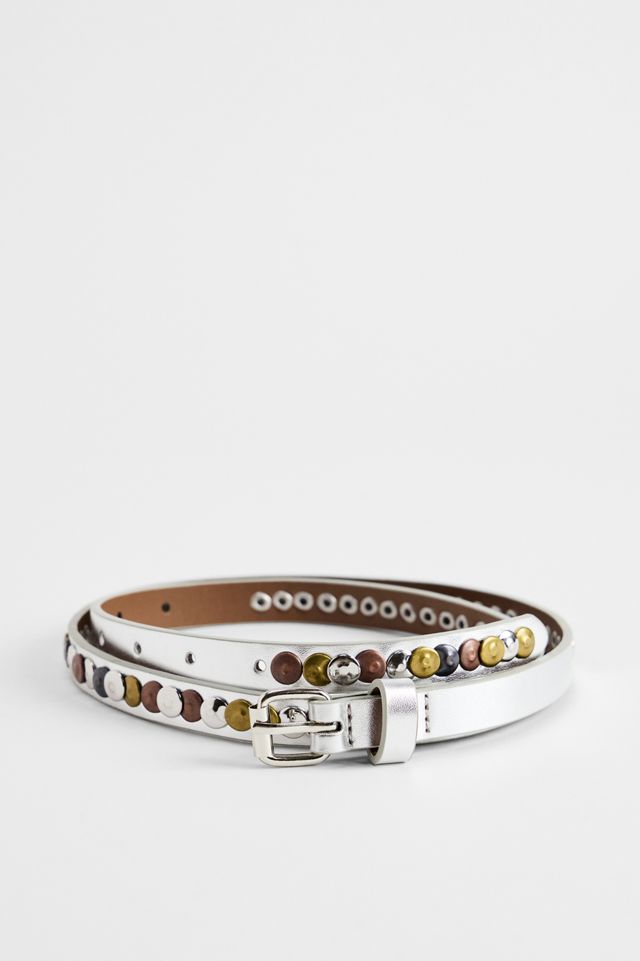 Cintura Skinny UO in Ecopelle con Decorazioni #1