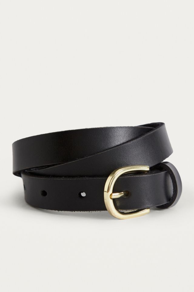 Skinny Leather Boyfriend Belt | Urban Outfitters UK