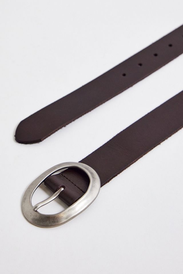 UO Slim Leather Belt #3