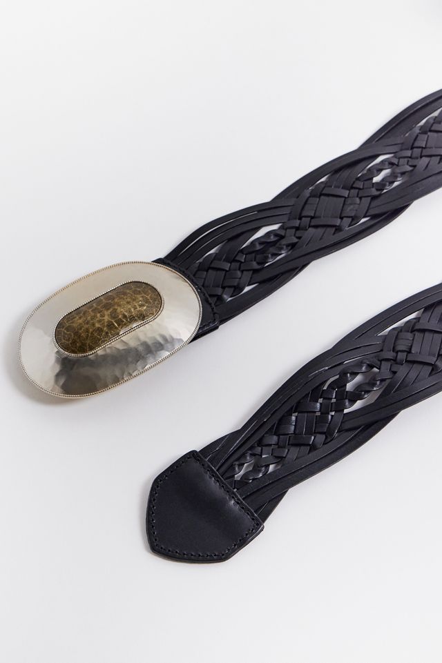 UO Braided Leather Belt #3