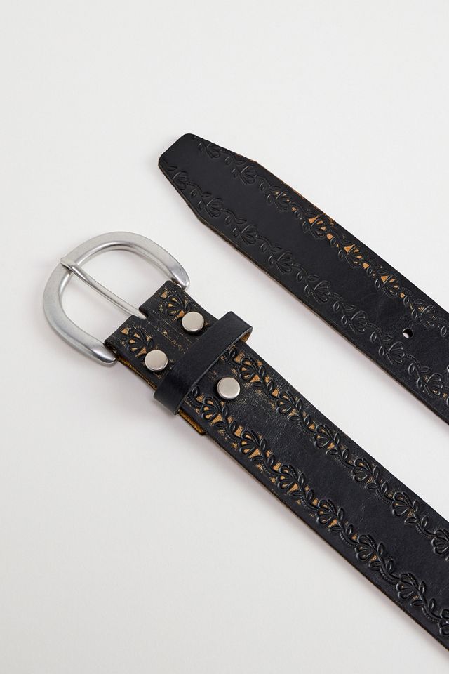UO Etched Leather Belt #1