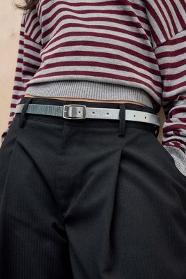Cinturón de Cuero Sintético Super Skinny UO