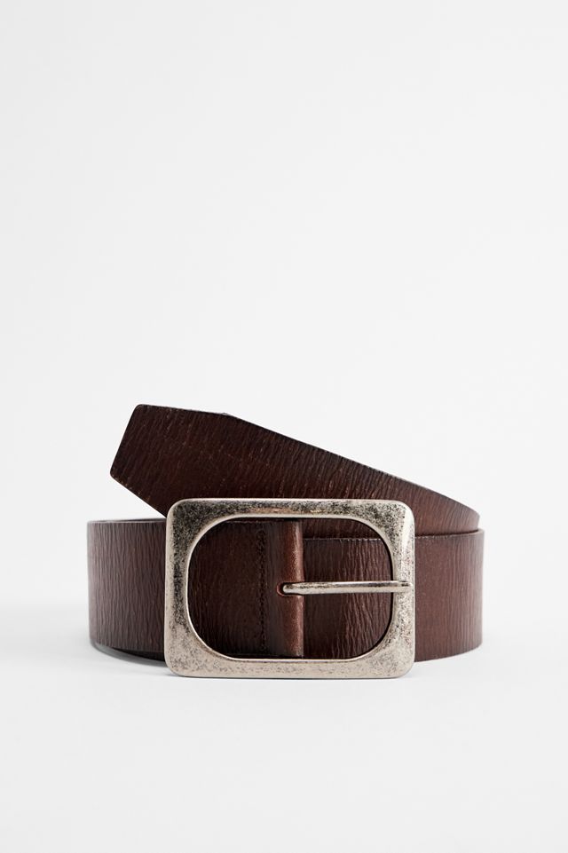 UO Wide Leather Belt #1