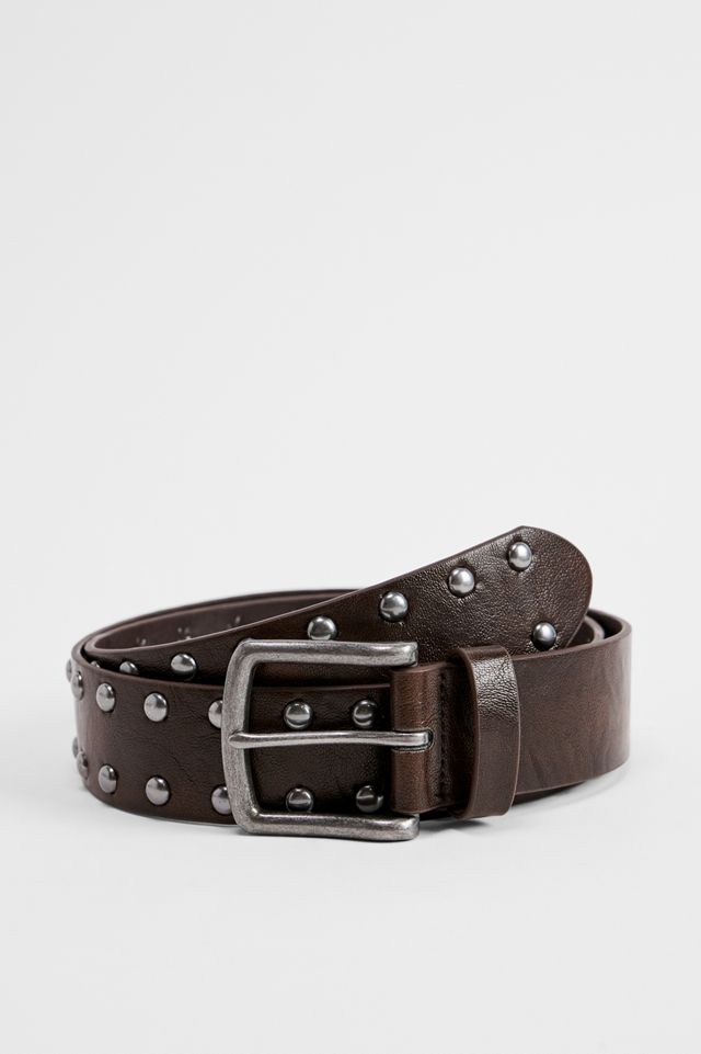 UO Faux Leather Studded Belt