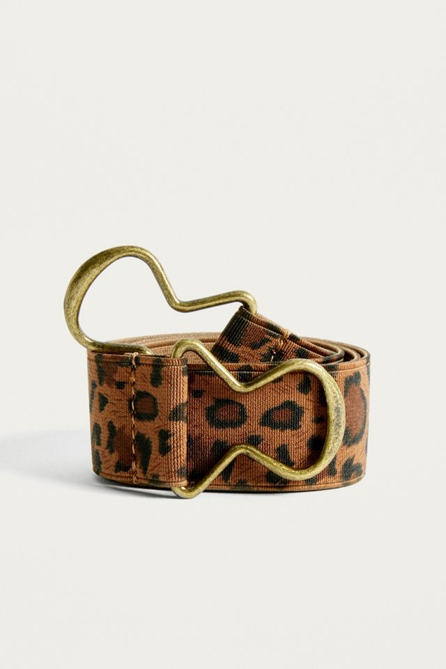 Elastischer Gürtel mit Leoprint #1