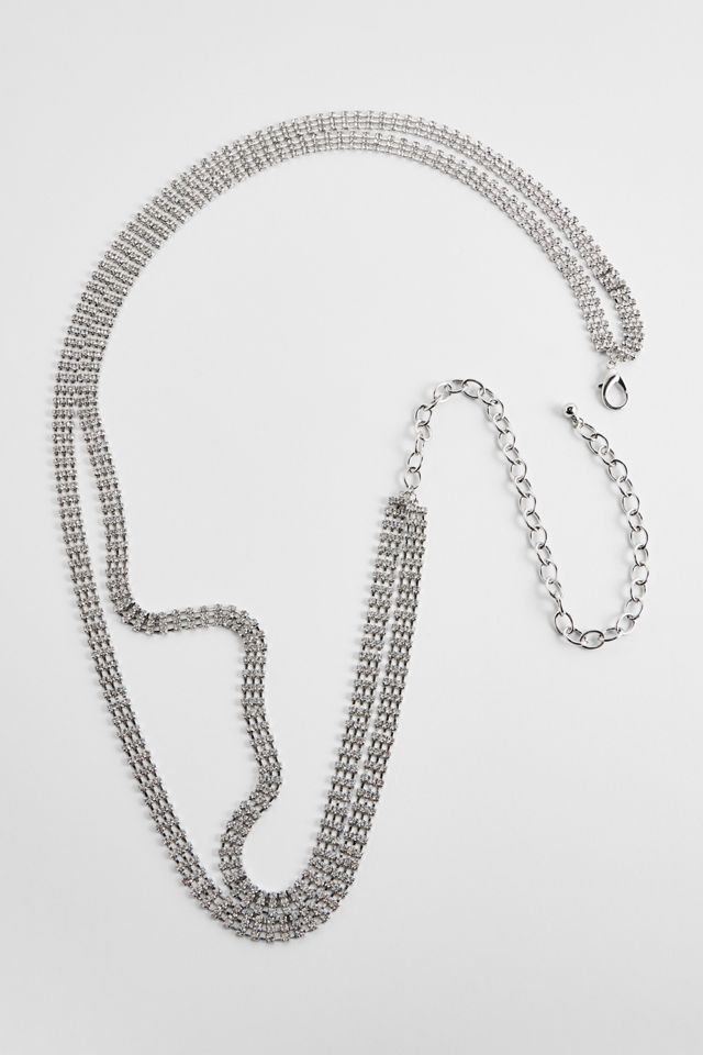 Cinturón de Cadena de Doble Capa con Diamantes UO #2