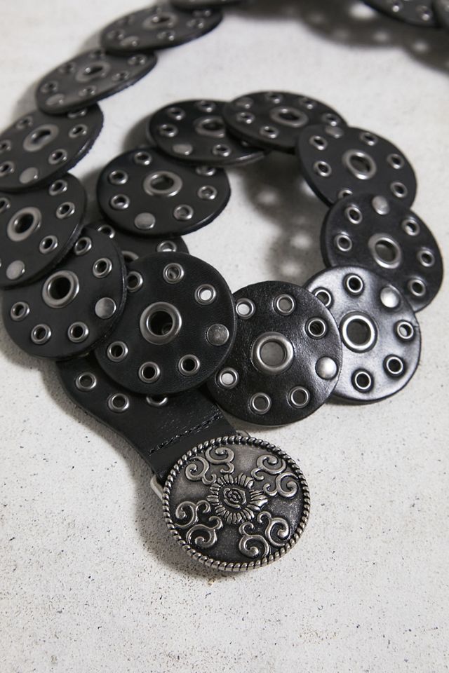 UO Mini Leather Concho Belt #2