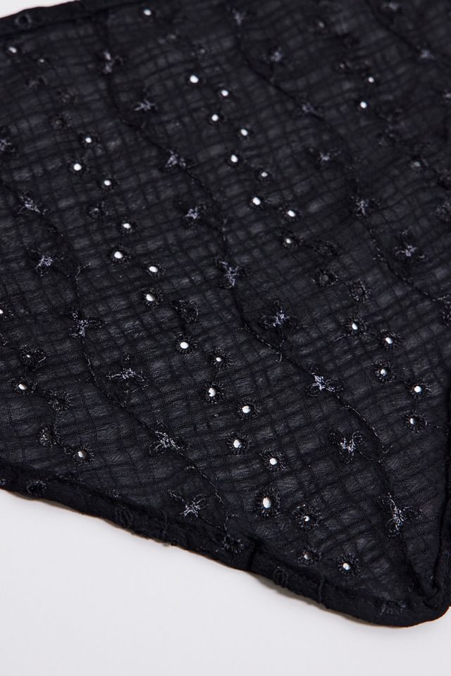 UO Floral Applique Headscarf #2