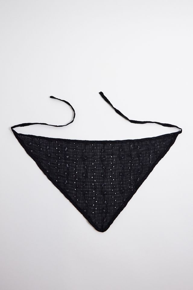 UO Floral Applique Headscarf #3