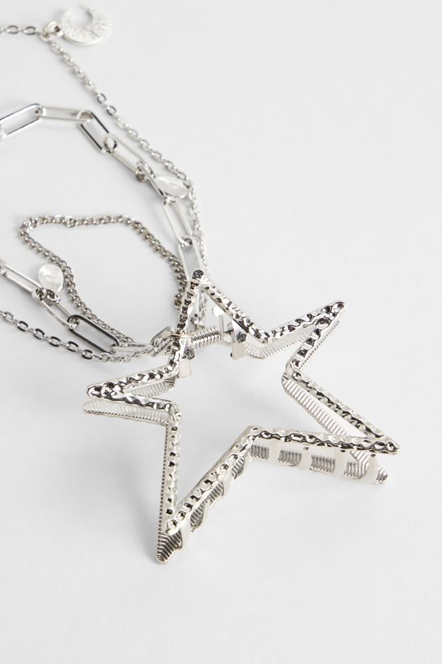 UO Star Charm Dangle Claw Clip #1