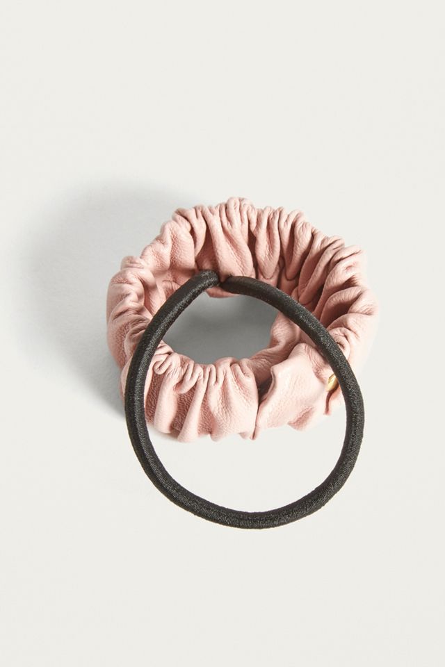 Leather Snap Ponytail Holder #2