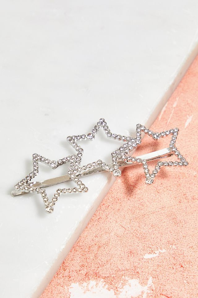 Star Diamante Slide Clip  #1