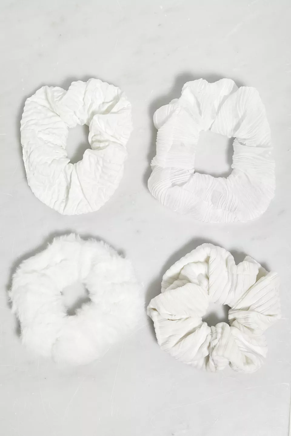 urbanoutfitters.com | Textured Scrunchies 4-Pack