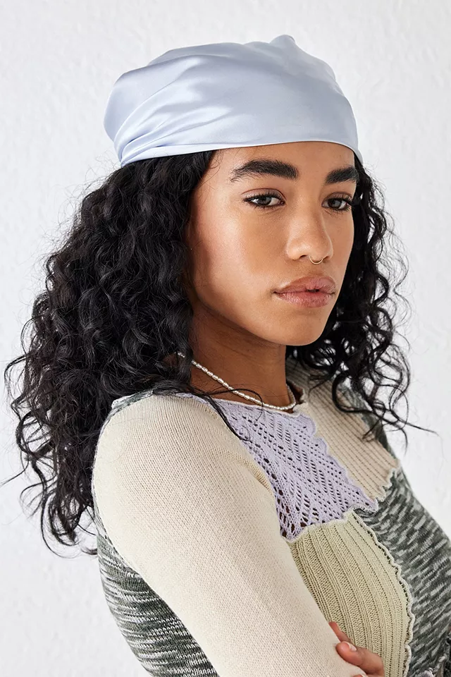 urbanoutfitters.com | Satin Headscarf - Grey