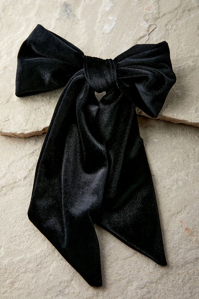 Lucy Oversized Velvet Bow Hair Clip  #1