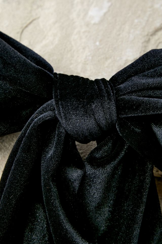 Lucy Oversized Velvet Bow Hair Clip  #2