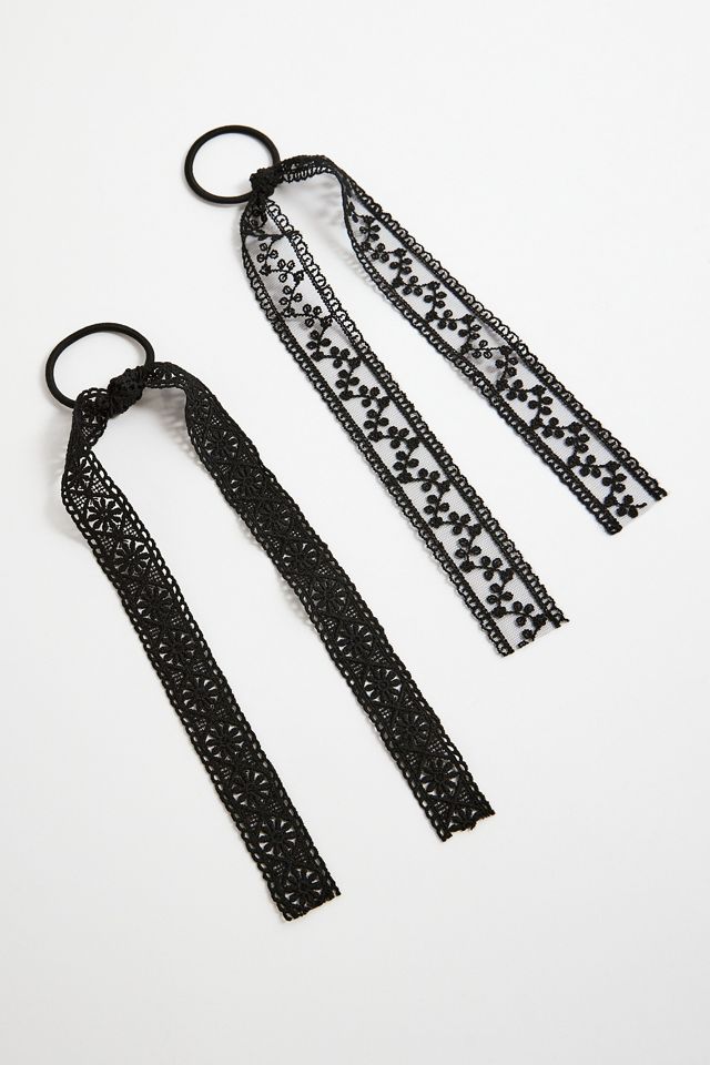 Drop Lace Hair Ties 2-Pack #1