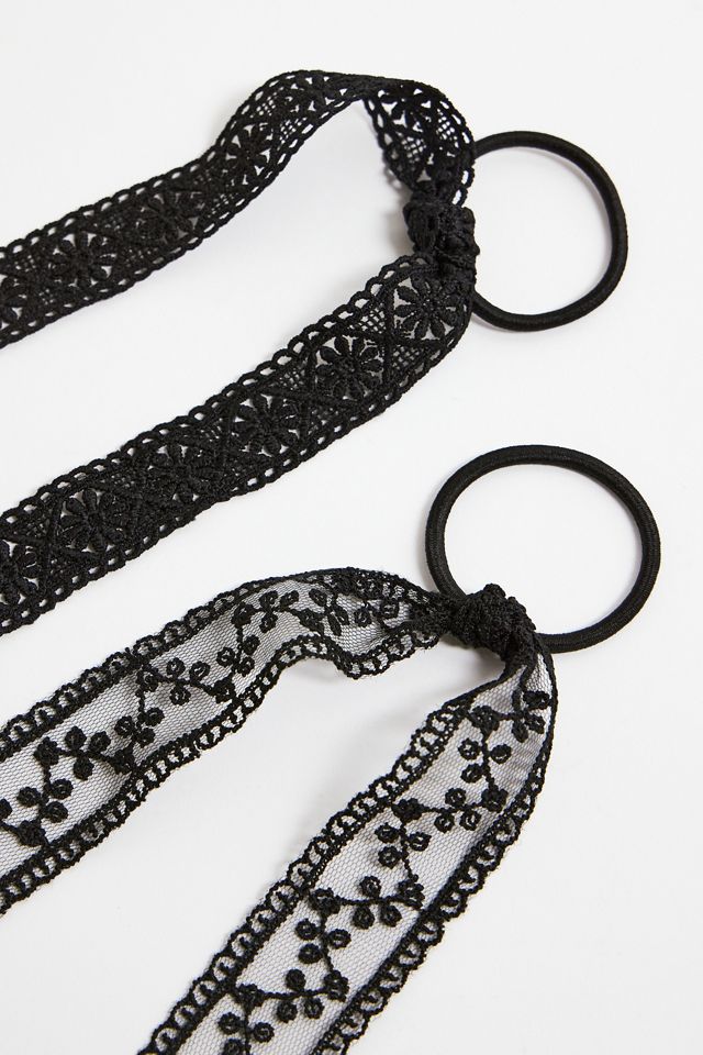 Drop Lace Hair Ties 2-Pack #2